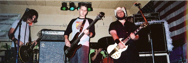 A bunch of dorks playing heavy music at the 710 club in Austin, Texas.